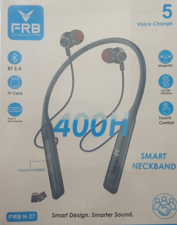 FRB-N27 Wireless Neckband – 400h