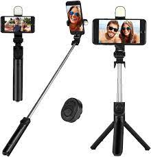 Q07 Bluetooth Selfie Stick With Light And Bluetooth Remote Control - Image 4
