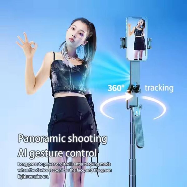 IMihi9ObBei3UguzOIGohDPiiT53LxO6WjWc3qdw Hot Sale Q185 360° Rotation Wireless Selfie Stick Remote Extendable Selfie Stick Mobile Tripod Stand