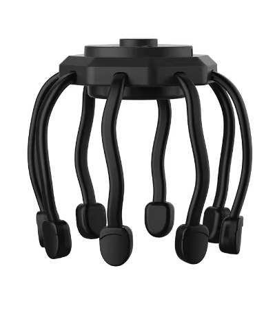 8 Heads Finger Vibrating Octopus Electric Scalp Head Massager Rechargeable Smart Vibration Spider Head Massage Tool - Image 6