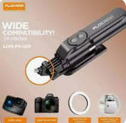 Plokama Live P9 Live Broadcast LIVE-P91700MM (6 Feet) Live Broadcasting Selfie Stand With Rechargeable Selfie P9 Bluetooth 4 in 1 Tripod LED Remote Control Tripod 1700mm Selfie Stick Tripod Bluetooth - Image 3