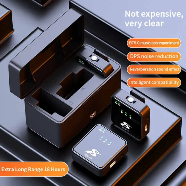 SX63 Wireless Microphone with Charging Case
