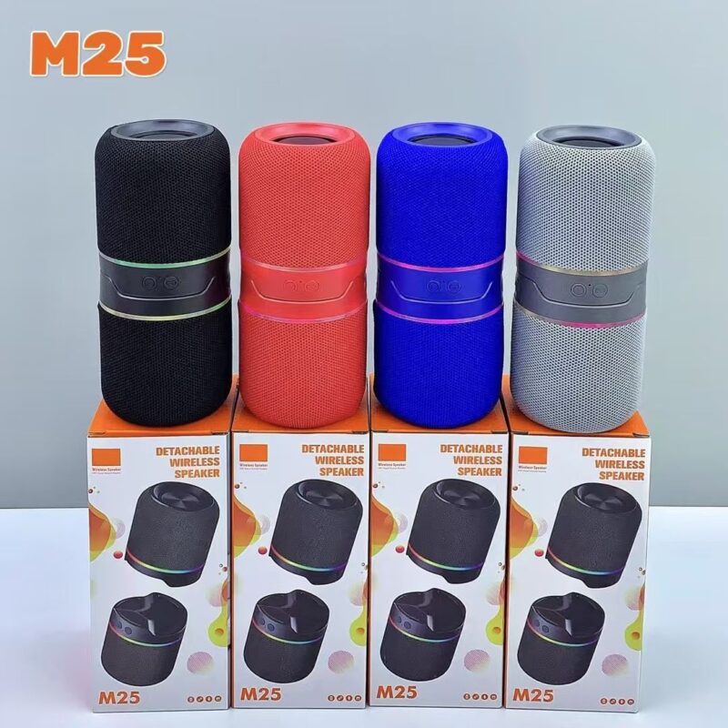 NEW M25 Outdoor Wireless DJ Two-in-one Split Speakers (10W, Bluetooth, LED)