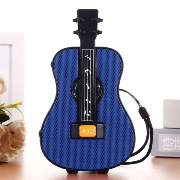 A10 Guitar model Portable Mini Karaoke Speaker with Stereo Sound subwoofer High sound quality Active BT TF Speakers Toy