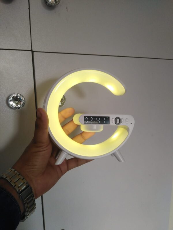 8TYn7a2JHUlX5mXepzhEs451P7uicGxlE4n8Fvic Smart Table Lamp with Wireless Charger, App Control,Sunrise WakeUp Light, RGB Lamp, Clock, Alarm, Mini Bluetooth Speaker, Dimmable Night Light Lamp Alarm Clock G63