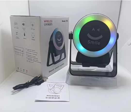 Advanced Bluetooth Speaker with Phone Stand RGB Color Sensor Technology Portable Wireless Speaker Waterproof for Karaoke - Image 2