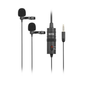 Boya BY-M1DM Dual Omni Directional Lavalier Microphone