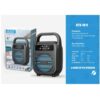 Ktx-1411 Wireless Bluetooth Portable Speaker 4 Inch - Elevate Audio Experience With A Portable And Wireless Speaker