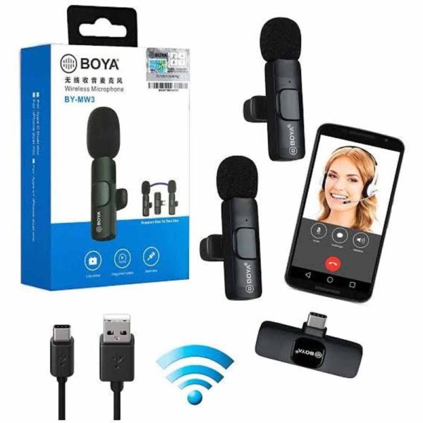BOYA BY-MW3 Wireless Dual Microphone