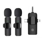 K15 3-in-1 Wireless Lavalier Microphone