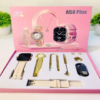 MXBUD9RyZXHJxd3v3bi95gWezqTT1f7BPBrY5rex A58 Plus Smart Watch with Elegant Jewelry 8-in-1 Gift Set for Women