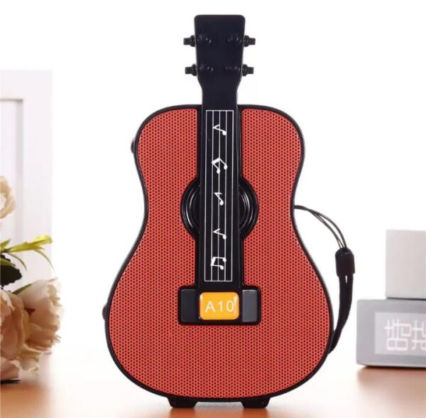 A10 Guitar model Portable Mini Karaoke Speaker with Stereo Sound subwoofer High sound quality Active BT TF Speakers Toy