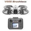V666 VS I1 PRO Mini Screen Remote Control Drone