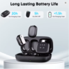 Ulanzi A30 Wireless Lavalier Microphone Audio Video Recording Noise Reduction Magnetic Mini Mic For iPhone 16 15 Android Phone