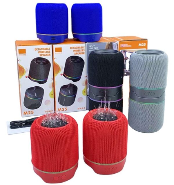 ScM7F1FqoktvIL1TeDtUdadaJEe93MqQgEMSz0z6 NEW M25 Outdoor Wireless DJ Two-in-one Split Speakers (10W, Bluetooth, LED)
