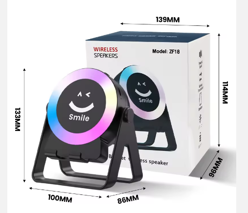 Advanced Bluetooth Speaker with Phone Stand RGB Color Sensor Technology Portable Wireless Speaker Waterproof for Karaoke - Image 3