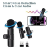 VYieLlB6iqWo4sv17AMSzfAwJH26qCCkJqhb9jrk K9 Dual Wireless Microphone for USB-C Phone/iPhone Wireless Mic for Youtubers Facebook Live Stream for Recording Vlog (2 Microphone+ 1 Receiver) (Compatible with USB-C/iPhone)