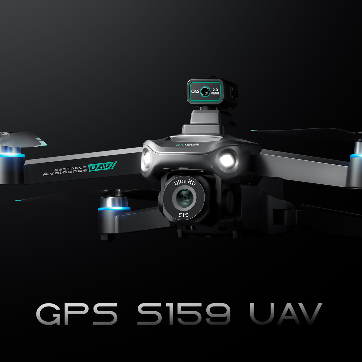 S159 GPS RC Drone 5G 8K HD Aerial Photography Dual-Camera Omnidirectional Obstacle Avoidance Drone with Screen - Image 3