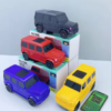 X-708 Car Shape Portable Home FM Radio Bluetooth Wireless Speaker Children's Toy Car Model