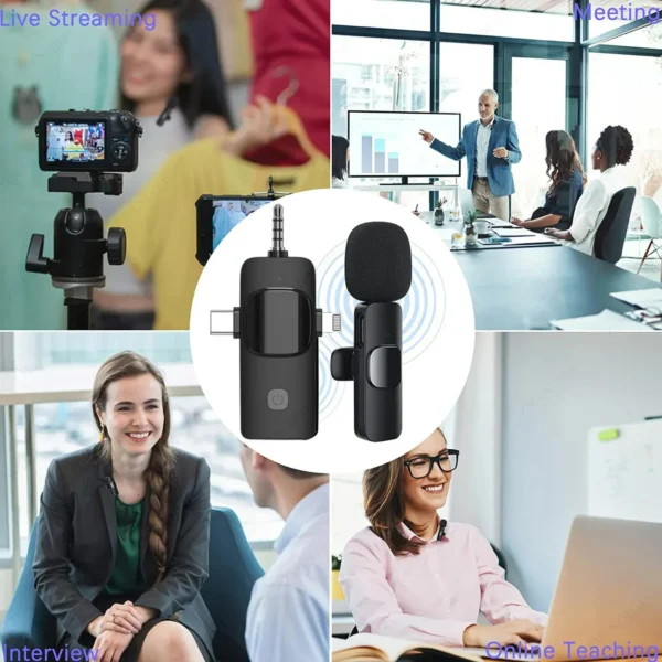 K15-3 In 1 Lavalier microphone