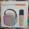 K12 Portable Karaoke Bluetooth Speaker With Microphone- Pink Color