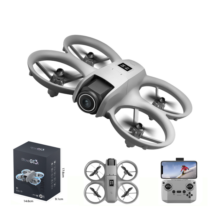 I1PRO 180° Adjustable Dual Camera Drone Headless One-key Mode Trajectory Flight G-sensor Palm Gesture Optical Flow Location - Image 6
