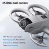 I1PRO 180° Adjustable Dual Camera Drone Headless One-key Mode Trajectory Flight G-sensor Palm Gesture Optical Flow Location