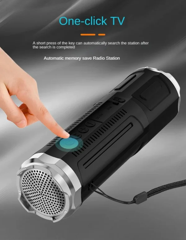 uFykxLISKVAVkBh15PtdSsR7ygV61soD0kOTjfjG Portable Bluetooth Speaker With Zoomable Flashlight - 4 Dimming Modes FM Radio Long Lasting Life