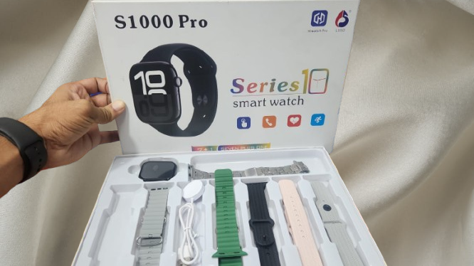 Smart Watch S1000 Pro Series 10 Reloj Intelligente Smartwatch Montre Connected Smart Watch 7 in 1 S1000pro Sport Watch for Men