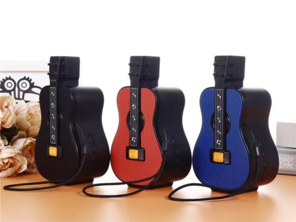 A10 Guitar model Portable Mini Karaoke Speaker with Stereo Sound subwoofer High sound quality Active BT TF Speakers Toy