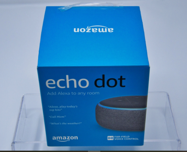 ymnMc0dL3NsuEBNwk0ofsEIPtGmbI9YCzMcjHx4i Amazon Echo Dot (3rd Generation) Smart Speaker - Charcoal