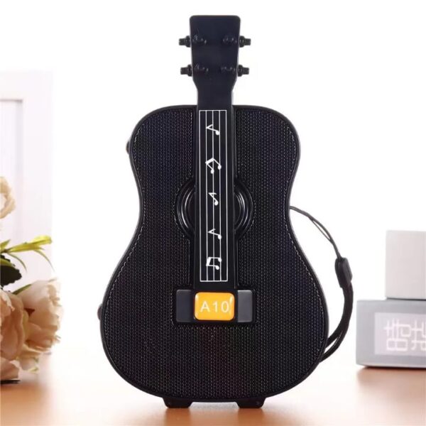 A10 Guitar model Portable Mini Karaoke Speaker with Stereo Sound subwoofer High sound quality Active BT TF Speakers Toy