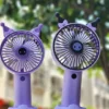 Pocket Fan for Travel New Mini Fan USB Rechargeable Portable Handheld