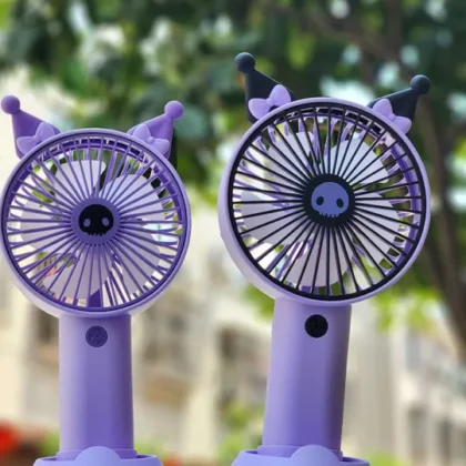 Pocket Fan for Travel New Mini Fan USB Rechargeable Portable Handheld