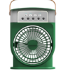 Rechargeable Air Cooling USB Fan with LED Night Light Water Fan