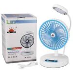Rechargeable Folding Fan with LED Light