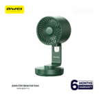 Awei F34 4000mAh Rechargeable Fan Awei F34 Fan 4000mAh with LED Night Lamp