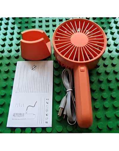 Blue Deer Handheld Fan Mini Portable USB Fan Cartoon Charging with Base Small Fan - Image 3