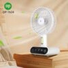 jXFbZ9SM6Uojk7A8E7ntldAndlJr6MVcbiVTPKl9 Duration Power DP-7624 Desktop Portable Rechargeable Fan 3000mAh