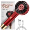 Magnetic Oil Dispensing Scalp (1) XC-901 Scalp Massage Comb with Oil Dispenser and Red Light