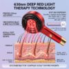 Magnetic Oil Dispensing Scalp (3) Magnetic Oil Dispensing Scalp Massage Comb with Red Light Therapy – XC-901