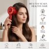 Magnetic Oil Dispensing Scalp (6) Magnetic Oil Dispensing Scalp Massage Comb with Red Light Therapy – XC-901